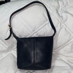 Coach Vintage 4148 Soho Black Leather Bucket bag